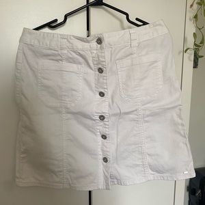 Tommy Hilfiger white denim skirt